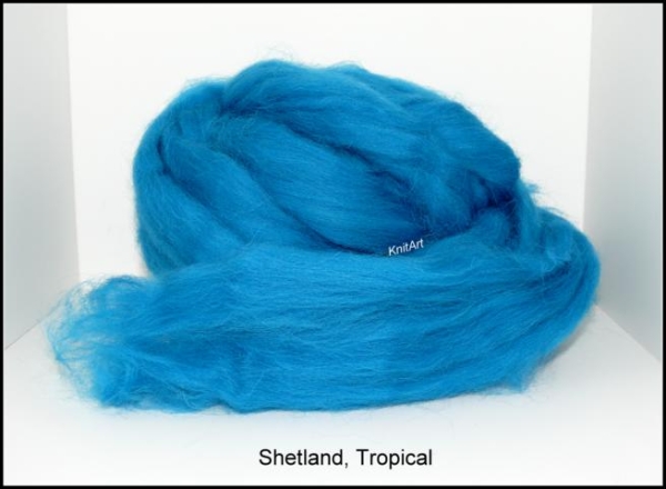 Shetland, Tropical Blau